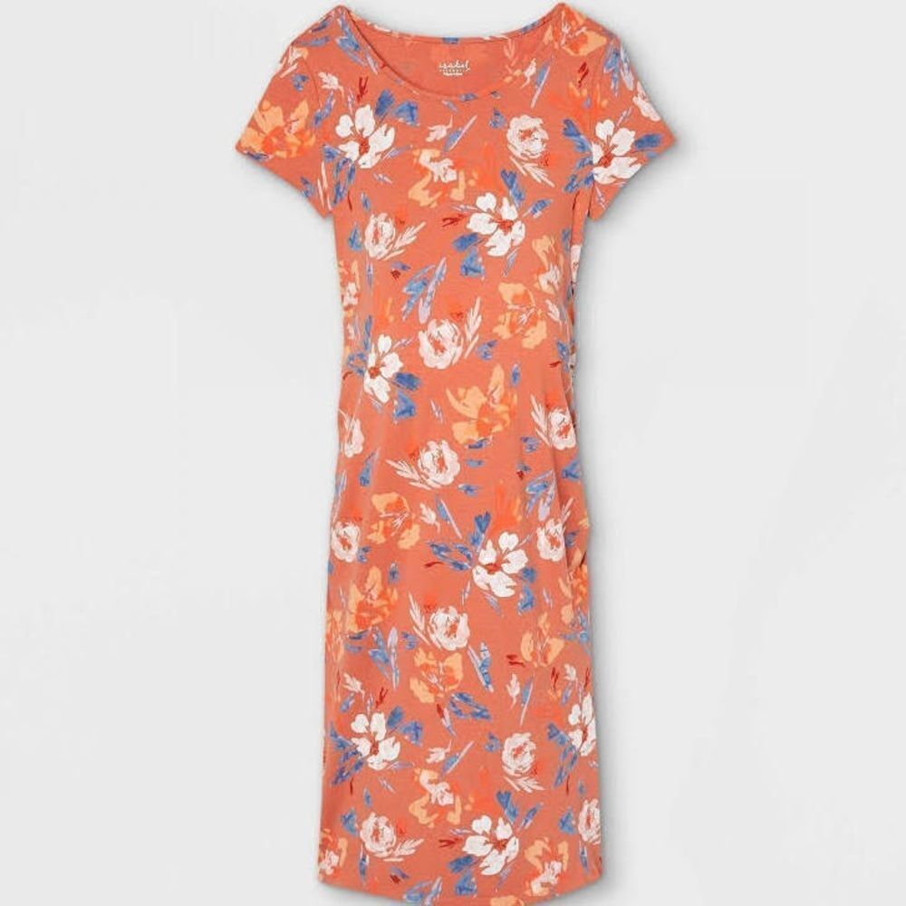 Isabel Maternity Floral Midi Dress XS